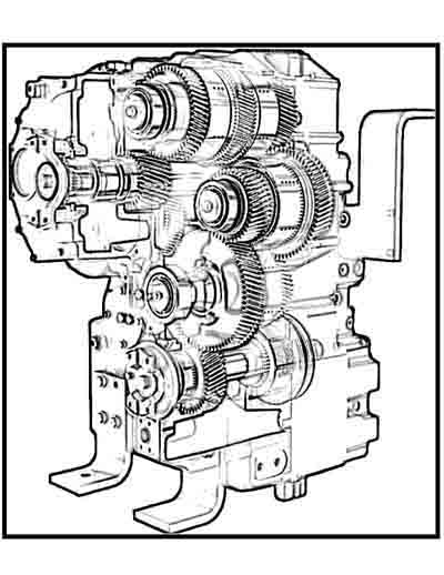 Massey Ferguson tractor engine